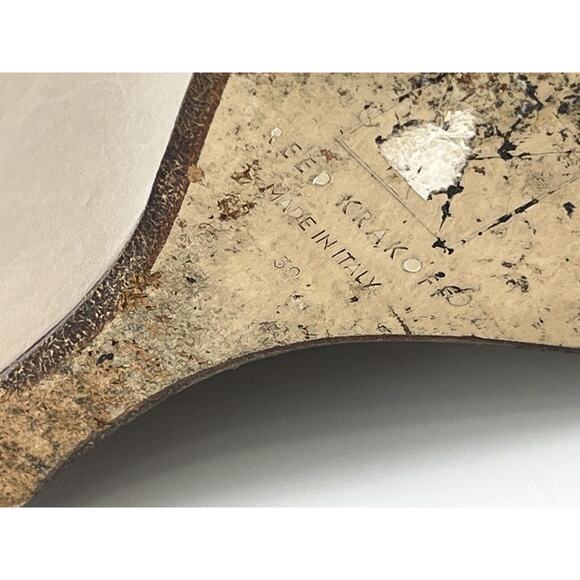 Reed Krakoff Black Suede & Grey Taupe Leather Zipper Wedge Boots Shoes 39/8.5 - Picture 15 of 16